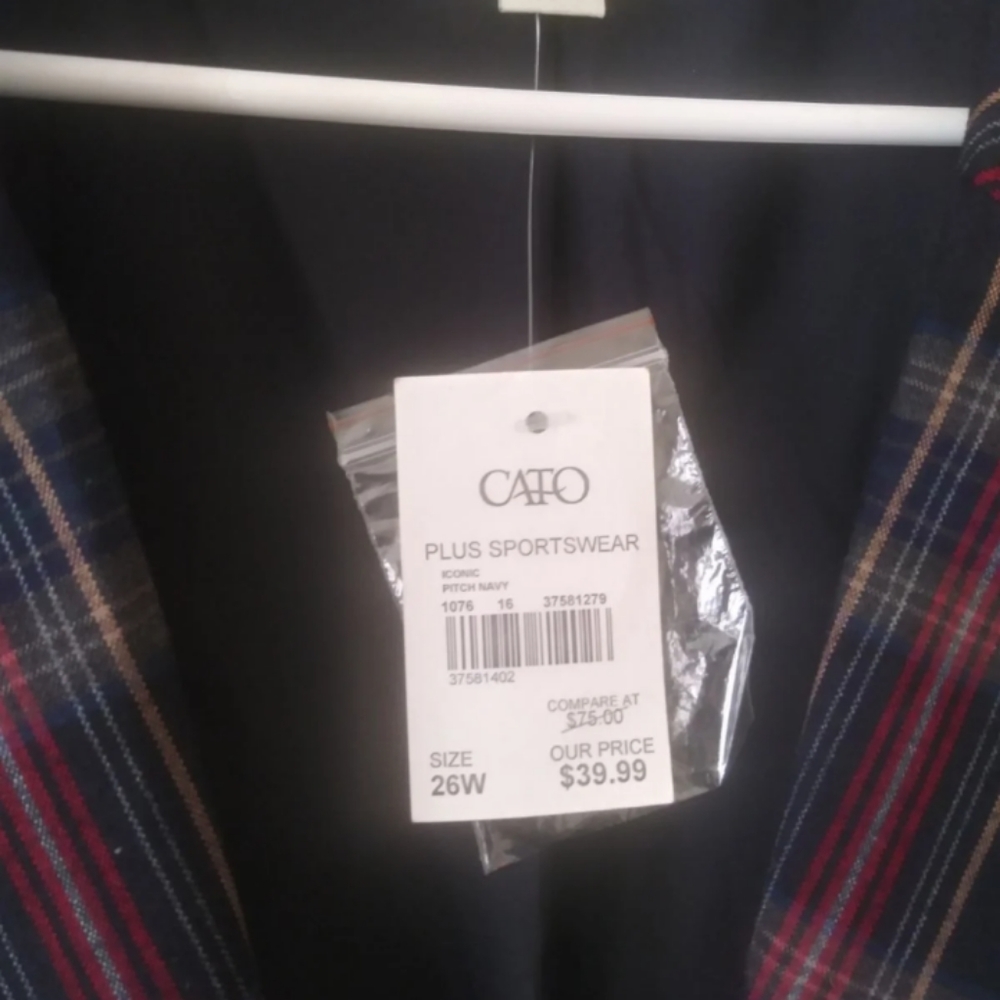 Plaid coat